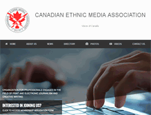 Tablet Screenshot of canadianethnicmedia.com